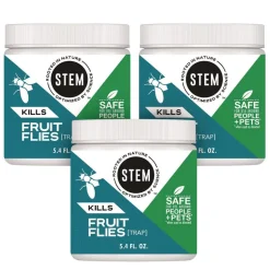 SC Johnson STEM Fruit Flies Trap 5.4 oz Jar 8/Carton