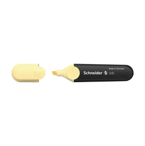 Schneider 1 millimeter/5 millimeter Chisel Tip Job Pastel Highlighters - Assorted Ink/Barrel Colors (6/Pack)