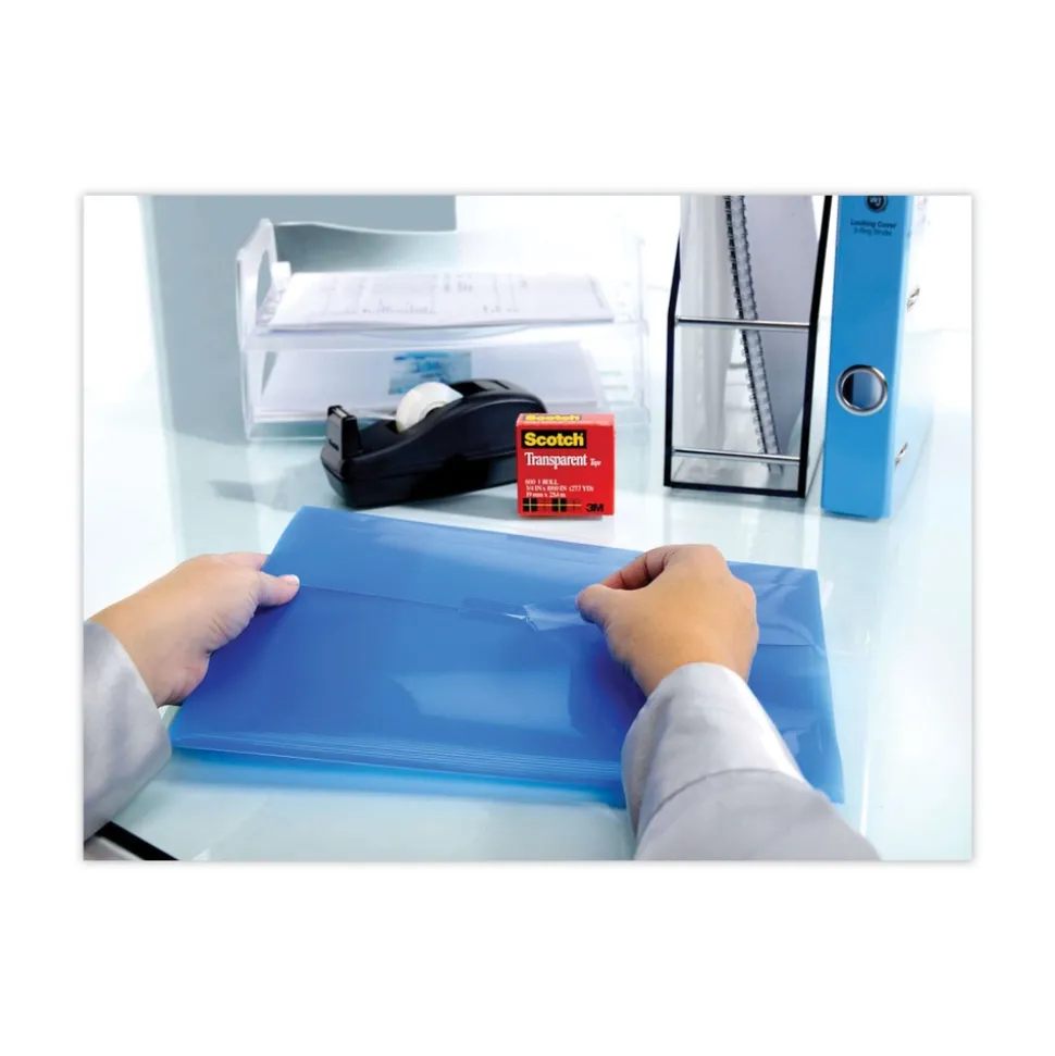 Scotch 0.75 in. x 83.33 ft. 1 in. Core Tape Value Pack with Black Dispenser - Transparent (12/Pack)