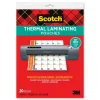 Scotch 8.9 in. x 11.4 in. 3 mil. Laminating Pouches - Clear (20/Pack)