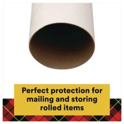 Scotch Mailing Tube 36-in Long 3-in Diameter White 12/Carton
