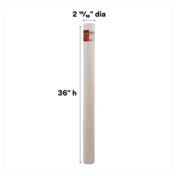 Scotch Mailing Tube 36-in Long 3-in Diameter White 12/Carton