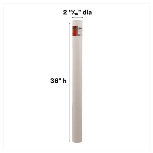 Scotch Mailing Tube 36-in Long 3-in Diameter White 12/Carton