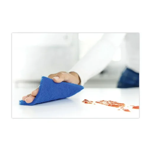 Scotch-Brite 3 x 6 Non-Scratch Scour Pads - Blue (10/Carton)