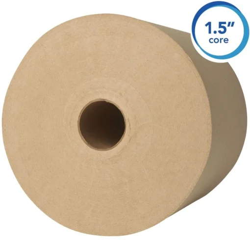 Scott 04142 Essential 1.5 in. Core 8 in. x 800 ft. Hard Roll Towels for Business - Natural (12 Rolls/Carton)