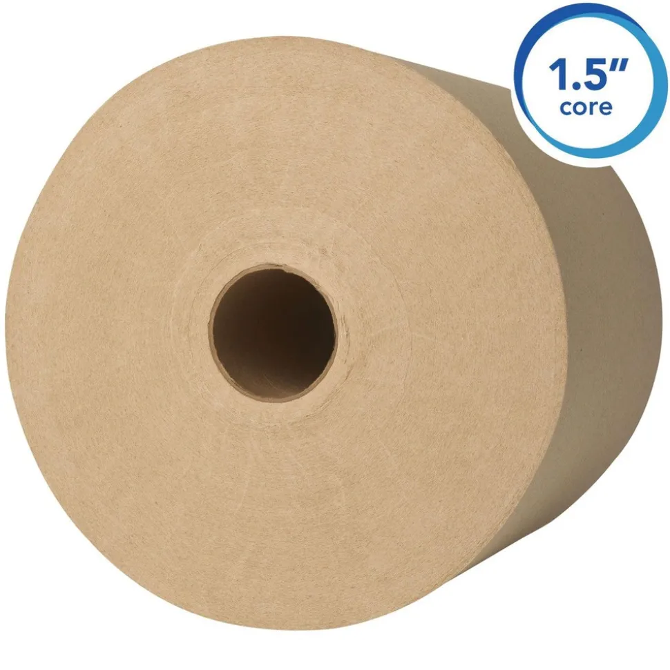 Scott 04142 Essential 1.5 in. Core 8 in. x 800 ft. Hard Roll Towels for Business - Natural (12 Rolls/Carton)