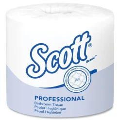 Scott 05102 Essential Septic-Safe Standard Roll Bathroom Tissue for Business - White (1210 Sheets/Roll, 80 Rolls/Carton)