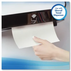 Scott 8 in. x 580 ft. Absorbency Pockets Slimroll Towels - White (6 Rolls/Carton)