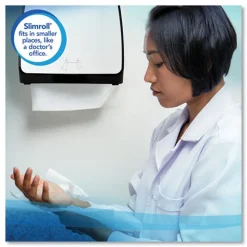 Scott 8 in. x 580 ft. Absorbency Pockets Slimroll Towels - White (6 Rolls/Carton)