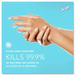 Scott 91560 1000ml Pro Moisturizing Foam Hand Sanitizer Refill - Fruity Cucumber Scent (6/Carton)