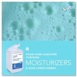 Scott 91560 1000ml Pro Moisturizing Foam Hand Sanitizer Refill - Fruity Cucumber Scent (6/Carton)