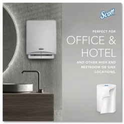 Scott 43959 1-Ply 7.5 in. x 900 ft. Pro Hard Roll Paper Towels with Absorbency Pockets for Scott Pro Dispenser - Blue Core Only (6/Carton)