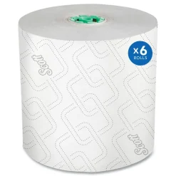 Scott 1-Ply 1150 ft. Pro Hard Roll Paper Towels with Elevated Scott Design for Scott Pro Dispenser - Green Core Only (6/Carton)