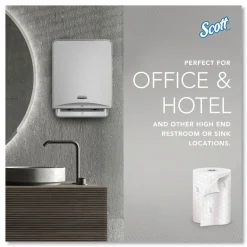 Scott 1-Ply 1150 ft. Pro Hard Roll Paper Towels with Elevated Scott Design for Scott Pro Dispenser - Gray Core Only (6/Carton)