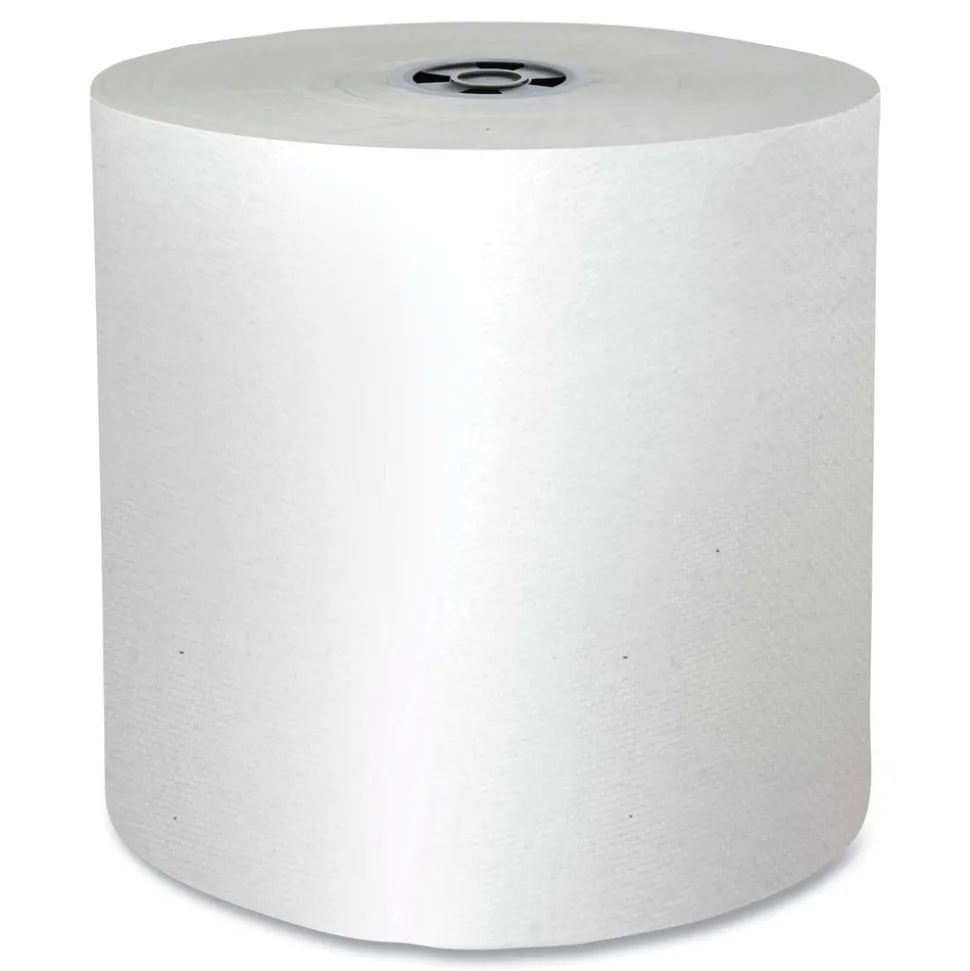 Scott 1-Ply 7.5 in. x 900 ft. Pro Hard Roll Paper Towels with Absorbency Pockets for Scott Pro Dispenser - Gray Core Only (6/Carton)