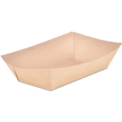SCT SCH 0529 Eco Food Trays with 5-lb. Capacity - Brown Kraft (500/Carton)