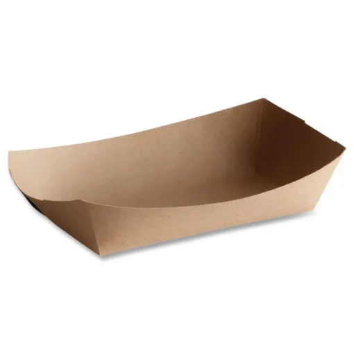 SCT SCH 0529 Eco Food Trays with 5-lb. Capacity - Brown Kraft (500/Carton)