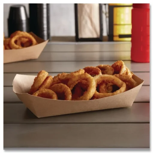 SCT SCH 0529 Eco Food Trays with 5-lb. Capacity - Brown Kraft (500/Carton)