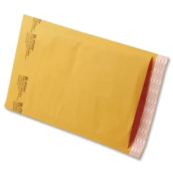 Sealed Air #4 Barrier Bubble Air Cell Cushion Self-Adhesive Closure 9.5 in. x 14.5 in. Jiffylite Self-Seal Bubble Mailer - Brown Kraft (25/Carton)