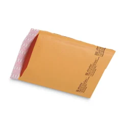 Sealed Air Jiffy #4 Paper Padding Self-Adhesive Closure 9.5 in. x 14.5 in. Padded Mailer - Natural Kraft (100/Carton)