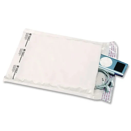 Sealed Air Jiffylite #0 Barrier Bubble Air Cell Cushion Self-Adhesive Closure Self-Seal 6 in. x 10 in. Bubble Mailer - White (200/Carton)
