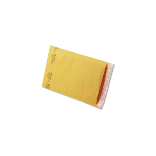 Sealed Air Jiffylite #3 Barrier Bubble Air Cell Cushion Self-Adhesive Closure Self-Seal 8.5 in. x 14.5 in. Bubble Mailer - Brown Kraft (100/Carton)