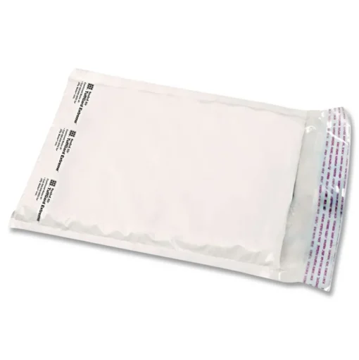 Sealed Air Jiffylite 8.5 in. x 12 in. #2 Barrier Bubble Air Cell Cushion Self-Adhesive Closure Self-Seal Bubble Mailer - White (100/Carton)