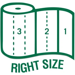 Seventh Generation 13722 100% Recycled 11 in. x 5.4 in. 2-Ply Paper Kitchen Towel Rolls - White (156 Sheets/Roll, 24 Rolls/Carton)