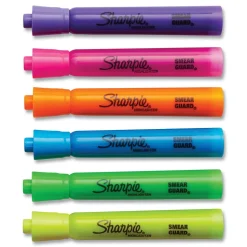 Sharpie Chisel Tip Tank Style Highlighters - Assorted Ink Colors/Assorted Barrel Colors (12/Pack)