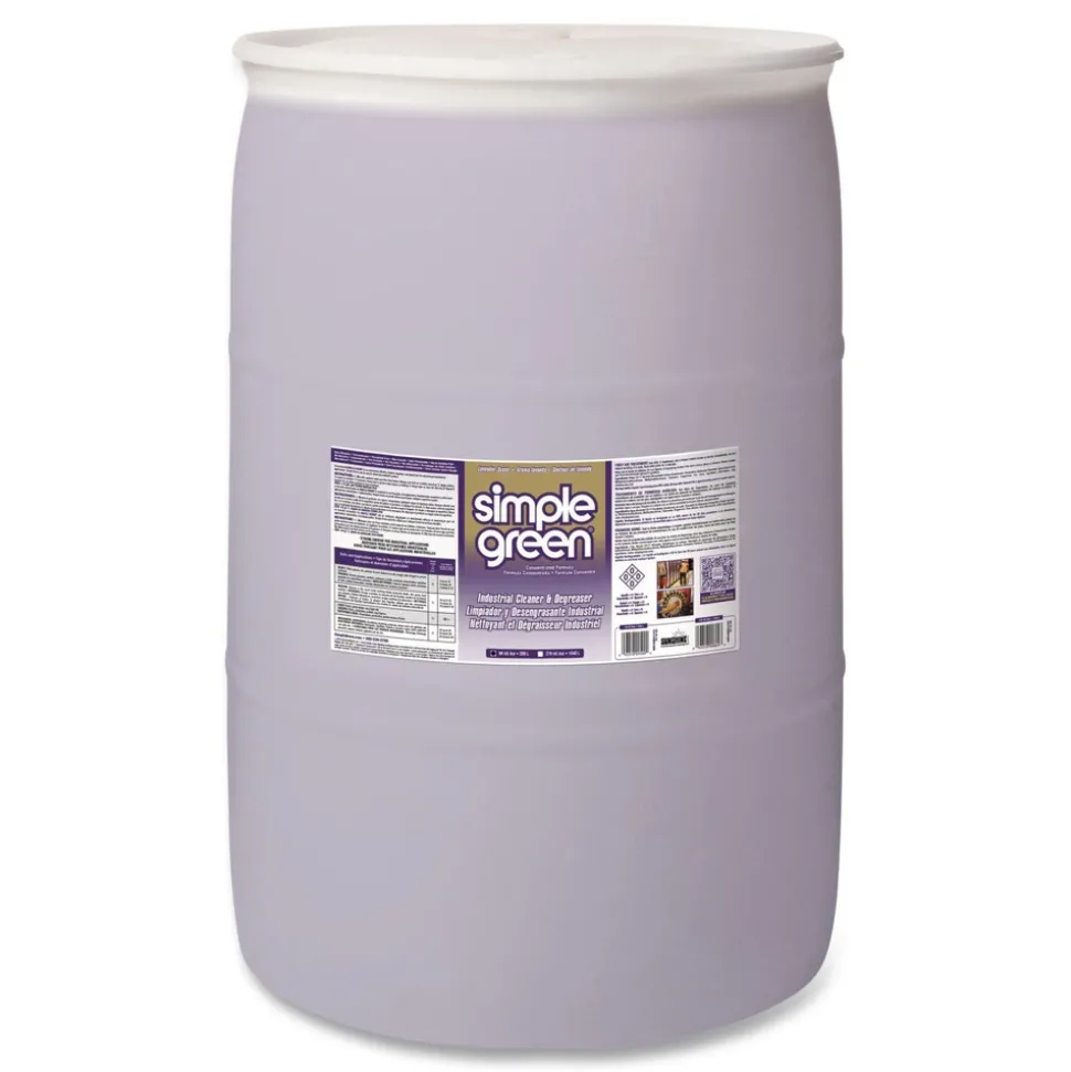 Simple Green 55 Gallon Industrial Cleaner and Degreaser - Lavender Scent