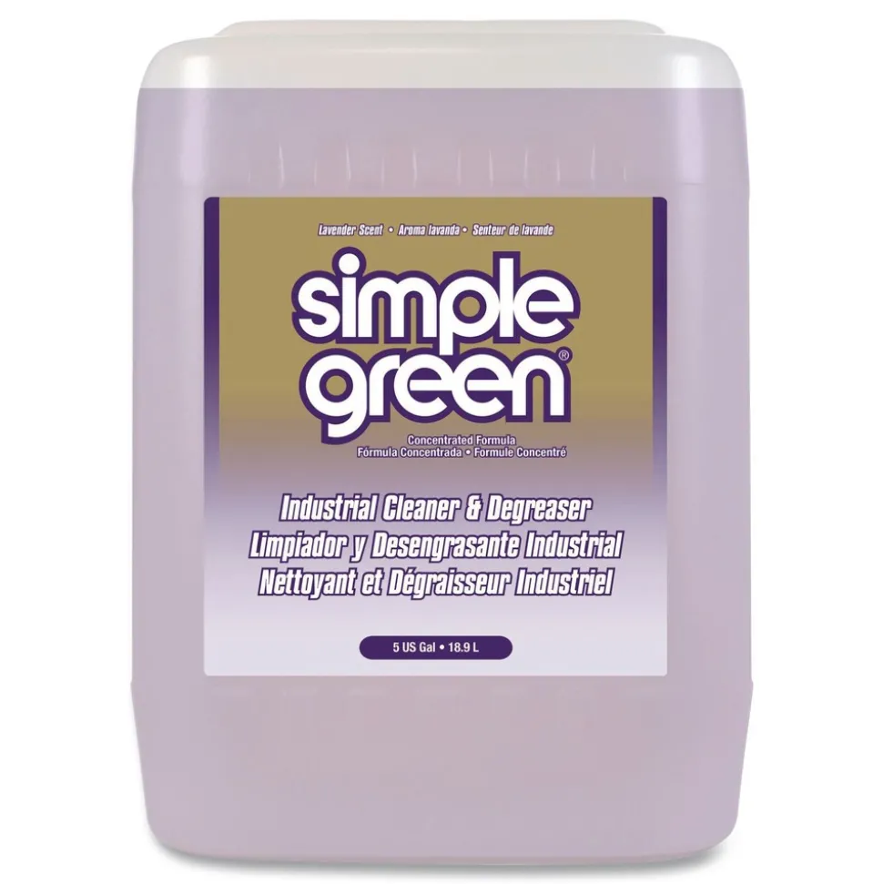 Simple Green 5 Gallon Industrial Cleaner and Degreaser - Lavender Scent