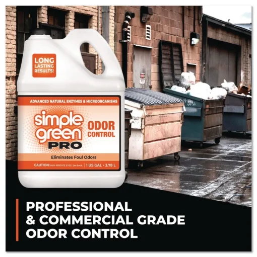 Simple Green 1 Gallon Pro Odor Control - Lemongrass Eucalyptus (4/Carton)