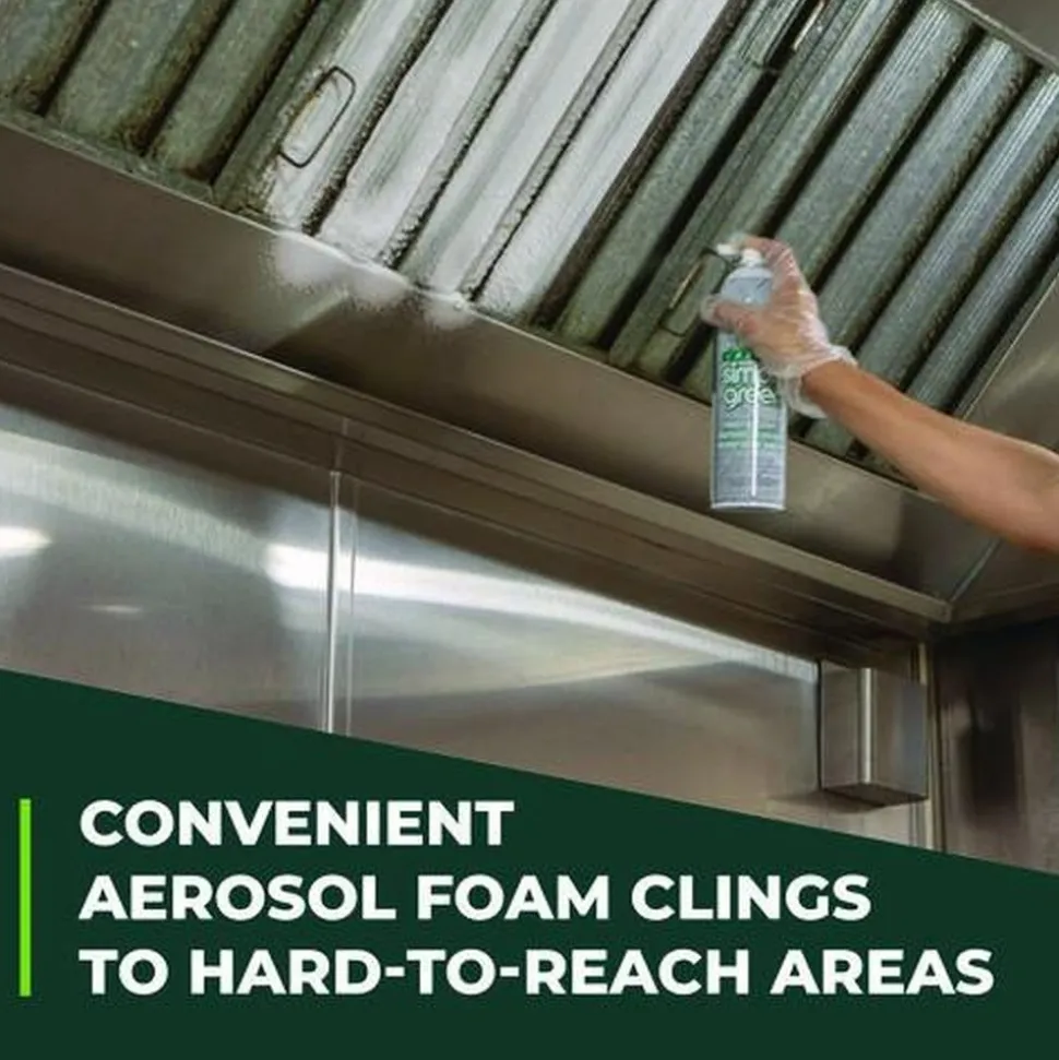 Simple Green Crystal 20 oz Aerosol Spray Foaming Industrial Cleaner and Degreaser (12/Carton)