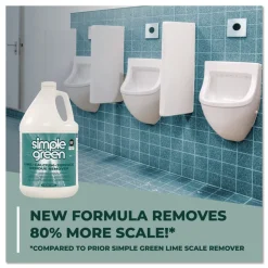 Simple Green Lime Calcium Surface Residue Remover, 1 gal Bottle, 6/Carton