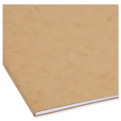 Smead 0.75 in. Expansion 2/5-Cut Top Tab 17-pt Kraft Fastener Folders, 2 Fasteners - Legal Size/Kraft (50/Box)