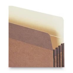 Smead 3.5 in. Expansion Letter Size Redrope Drop Front File Pockets (50/Box)