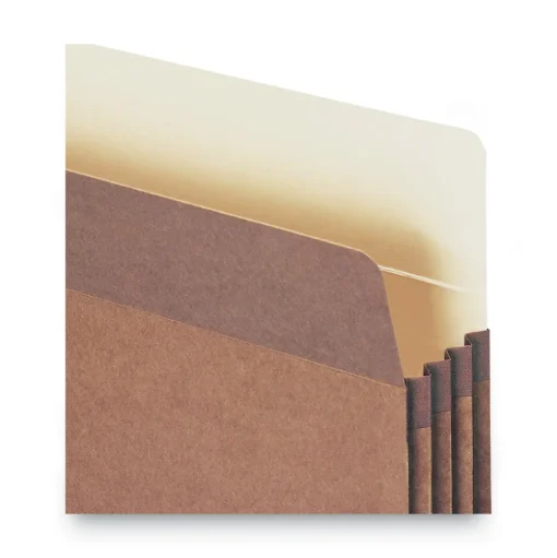 Smead 3.5 in. Expansion Letter Size Redrope Drop Front File Pockets (50/Box)