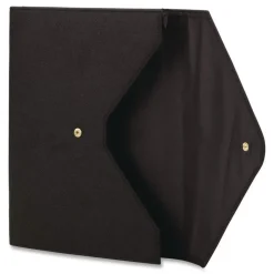 Smead 2 in. Expansion Letter Size Soft Touch Cloth Expanding Files - Black