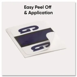 Smead 1 in. x 1.25 in. G Color-Coded End Tab Filing Labels - White (1-Roll)