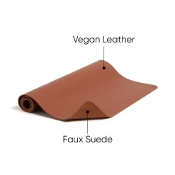 Smead 31.5 in. x 15.7 in. Vegan Leather Desk Pads - Brown