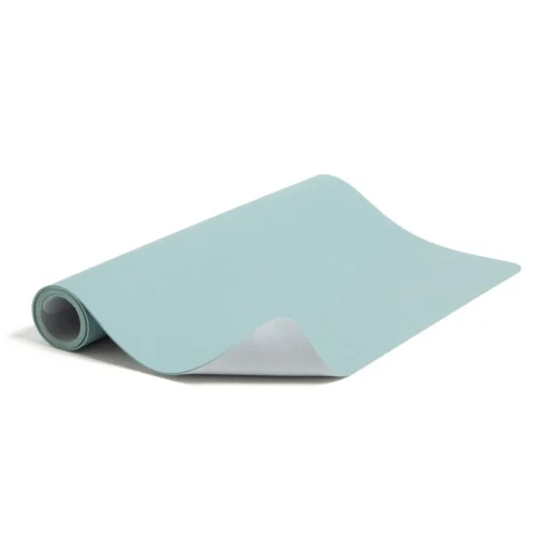 Smead 36 in. x 17 in. Vegan Leather Desk Pads - Light Blue