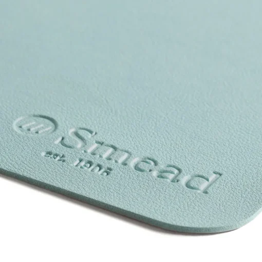 Smead 31.5 in. x 15.7 in. Vegan Leather Desk Pads - Light Blue
