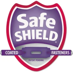 Smead 8 SafeSHIELD Fasteners 2/5-Cut Tabs 3 Dividers Letter Size Pressboard Classification Folders - Gray-Green (10/Box)