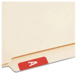 Smead 1 x 1.63 AlphaZ Color-Coded A-Z Labels Starter Set - Assorted (2200/Box)