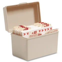 Smead 1.16 x 3.13 AlphaZ Color-Coded A-Z Labels Starter Set - Assorted (1/Box)