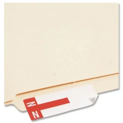 Smead 1.16 x 3.13 AlphaZ Color-Coded A-Z Labels Starter Set - Assorted (1/Box)