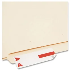 Smead 1.16 x 3.13 AlphaZ Color-Coded A-Z Labels Starter Set - Assorted (1/Box)