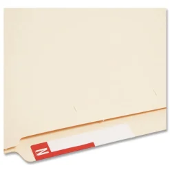 Smead 1.16 x 3.13 AlphaZ Color-Coded A-Z Labels Starter Set - Assorted (1/Box)