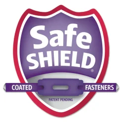 Smead Eight SafeSHIELD Fasteners 2/5-Cut Tabs 3 Dividers Legal Size Pressboard Classification Folders - Red (10/Box)