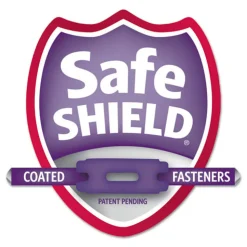 Smead Four SafeSHIELD Fasteners 1 Divider Legal Size Four-Section Pressboard Top Tab Classification Folders - Green (10/Box)